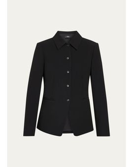 Theory Cutaway Single-Breasted Jacket