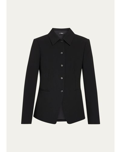 Theory Cutaway Single-Breasted Jacket