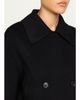 Theory Double-Breasted Wool-Cashmere Short Pea Coat - 5