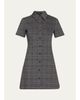 Theory Easy A-Line Glen Plaid Mini Dress - 1