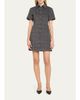 Theory Easy A-Line Glen Plaid Mini Dress - 2
