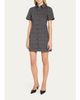 Theory Easy A-Line Glen Plaid Mini Dress - 4