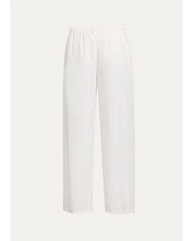 Theory Flowy Silk Twill Pants