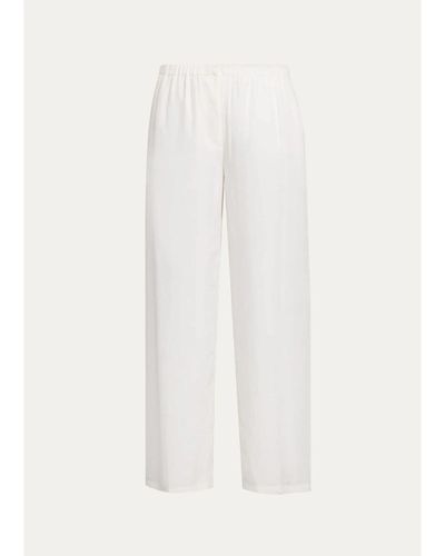 Theory Flowy Silk Twill Pants
