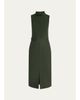 Theory Funnel-Neck Combo Midi Dress - 1