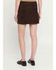 Theory Low-Rise Suede Mini Trouser Skirt - 3