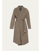 Theory Lux Herringbone Shawl Wrap Coat - 1