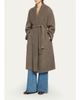 Theory Lux Herringbone Shawl Wrap Coat - 4