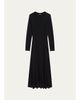 Theory Merino Wool Crewneck Midi Dress - 1