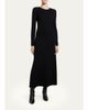 Theory Merino Wool Crewneck Midi Dress - 4