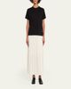 Theory Pleated Polka Dot Wrap Skirt - 2