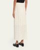 Theory Pleated Polka Dot Wrap Skirt - 3