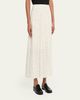 Theory Pleated Polka Dot Wrap Skirt - 4