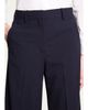 Theory Pleated Stretch Wool Wide-Leg Trousers - 5