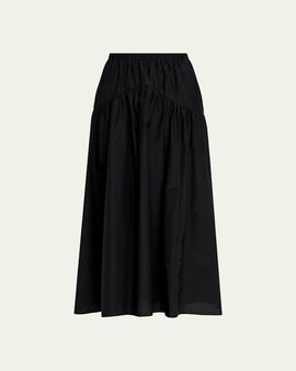 Theory Poplin Circle Skirt