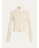 Theory Raglan-Sleeve Zip Wool Knit Cardigan - 1