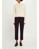 Theory Raglan-Sleeve Zip Wool Knit Cardigan - 2