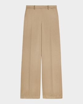 Theory Satin Wide-Leg Pants