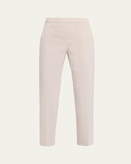 Theory Slim-Leg Pull-On Pants