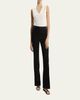 Theory Slim-Straight Satin Pants - 2