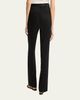 Theory Slim-Straight Satin Pants - 3