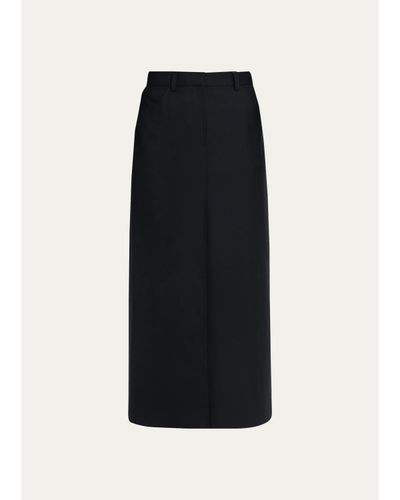 Theory Tailored Front-Vent Maxi Skirt