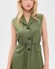 Theory Theory 3 Button Slash Vest Forest Moss - 2r2 - 2