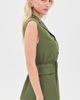 Theory Theory 3 Button Slash Vest Forest Moss - 2r2 - 4