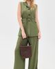 Theory Theory 3 Button Slash Vest Forest Moss - 2r2 - 5