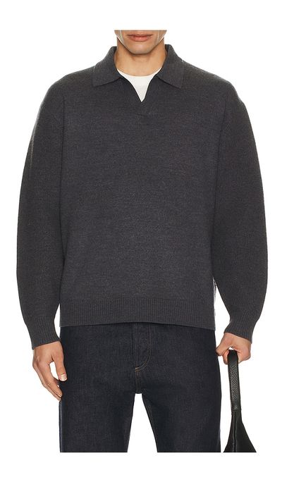 Theory Theory Boiled Merino Long Sleeve Jonny Collar