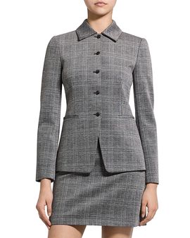 Theory Theory Button Front Cutaway Blazer