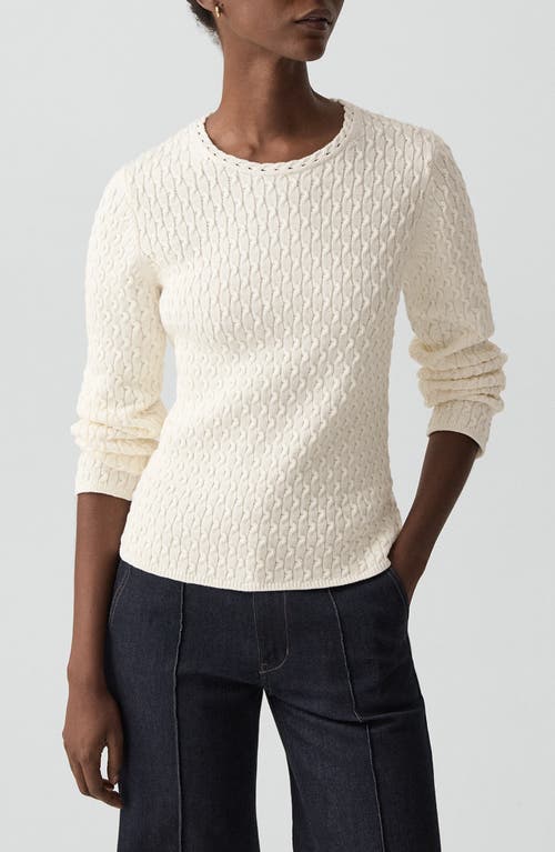 Theory Theory Cable Stitch Organic Cotton Sweater