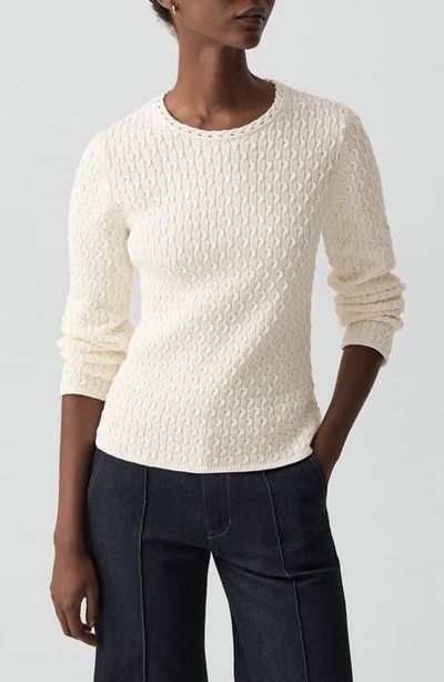Theory Theory Cable Stitch Organic Cotton Sweater