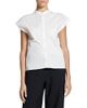 Theory Theory Cap Sleeve Shirt in Good Poplin - 1