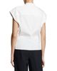 Theory Theory Cap Sleeve Shirt in Good Poplin - 3