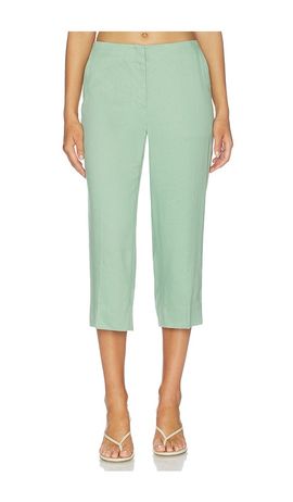 Theory Theory Capri Linen Viscose Pants