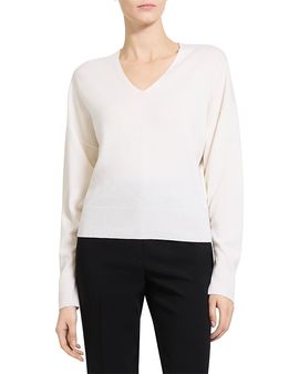 Theory Theory Cashmere Relaxed V Neck Sweater