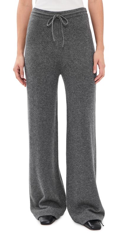 Theory Theory Cashmere Track Pants Charcoal