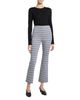 Theory Theory Check Print High Rise Kick Flare Pants - 2