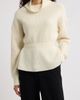Theory Theory Cinch Waist Wool & Cashmere Sweater - 1