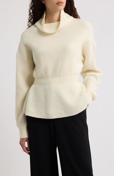 Theory Theory Cinch Waist Wool & Cashmere Sweater