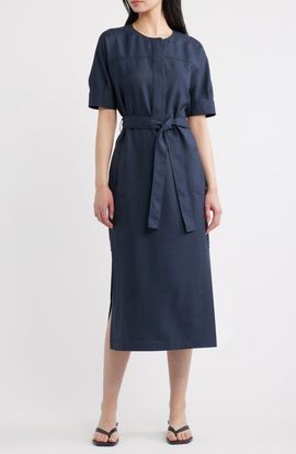 Theory Theory City Midi Shirtdress