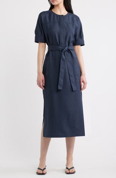 Theory Theory City Midi Shirtdress