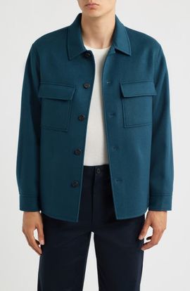 Theory Theory Clyfford Wool & Cashmere Shirt Jacket