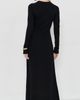 Theory Theory Crew Neck Knit Dress Black - 3