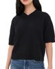 Theory Theory Crop V Sweater Tee Black - 1