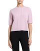 Theory Theory Cropped Cable Knit Cashmere Crewneck Sweater - 1