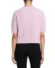 Theory Theory Cropped Cable Knit Cashmere Crewneck Sweater - 3