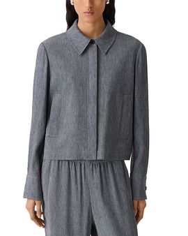 Theory Theory Cropped Denim Jacket