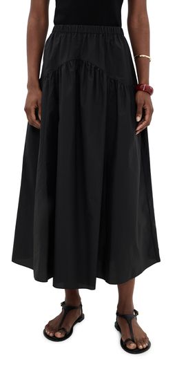 Theory Theory Curved Yoke Circle Skirt black - 001